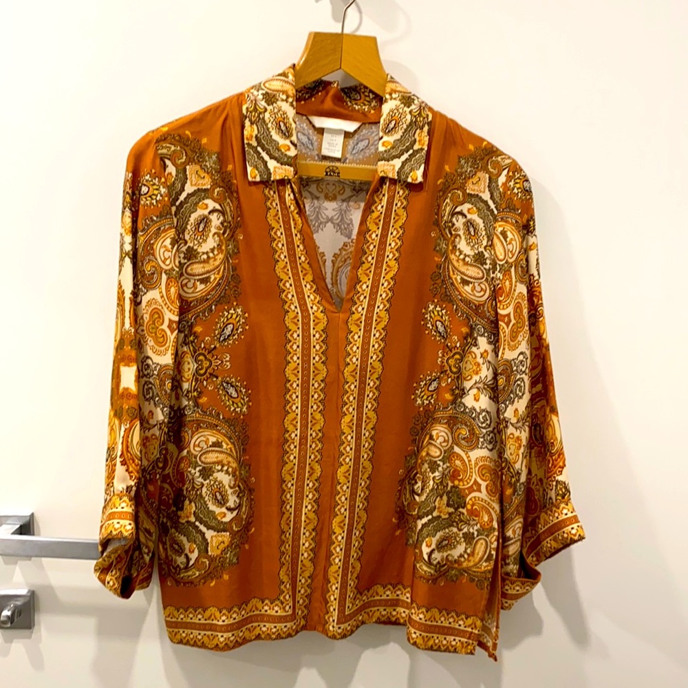H&M paisley blouse - Picture 2 of 9